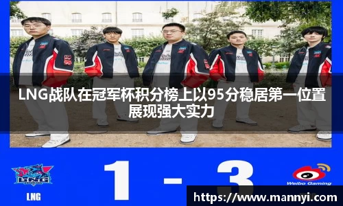 LNG战队在冠军杯积分榜上以95分稳居第一位置展现强大实力